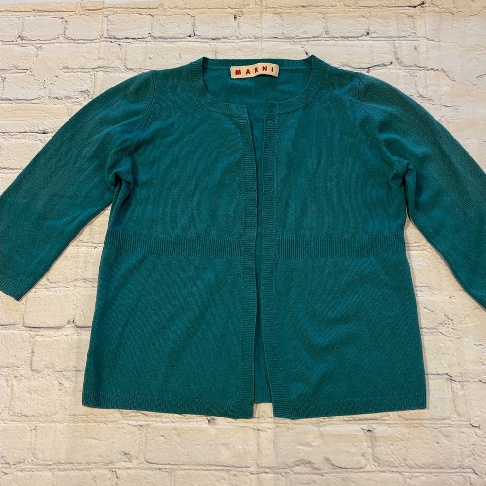 Marni 100% Cashmere Open Front Cardigan - Picture 4 of 16